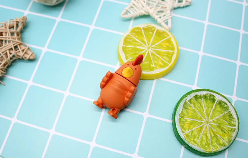 Reboto USB 2,0 курицы из мультика USB флеш-накопитель Fowl Флешка U Dick 4 ГБ 8 ГБ 16 ГБ USB 2,0 мини флеш-накопитель 32 Гб 64 ГБ