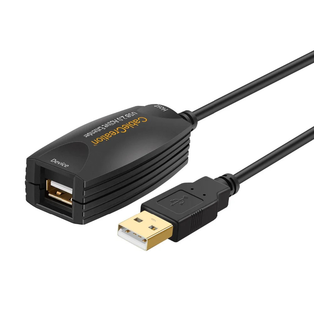 Удлинительный кабель USB 2,0, активный кабель расширитель USB 2,0 для Oculus Rift, принтера, сканера и т. д., 16 футов|Кабели USB| | АлиЭкспресс