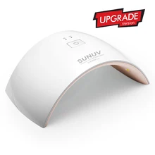 SUNUV Nail Dryer SUN9c Plus 36W UV LED Gel Nail Lamp UV led lamp with Button