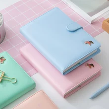 Korean Kawaii Cute Colorful Pages Plan Daily Weekly Monthly Yearly Planner Agenda Dairy Macaron Cover Notebook 2018 Organizer A5