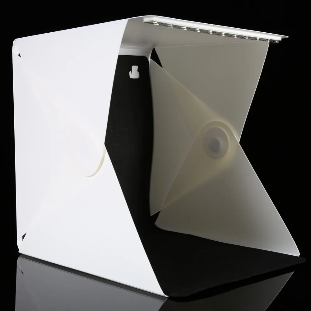 

Portable Mini Folding Studio Photography backdrops Foldable Softbox with Black/white Backgound Soft and Lightbox