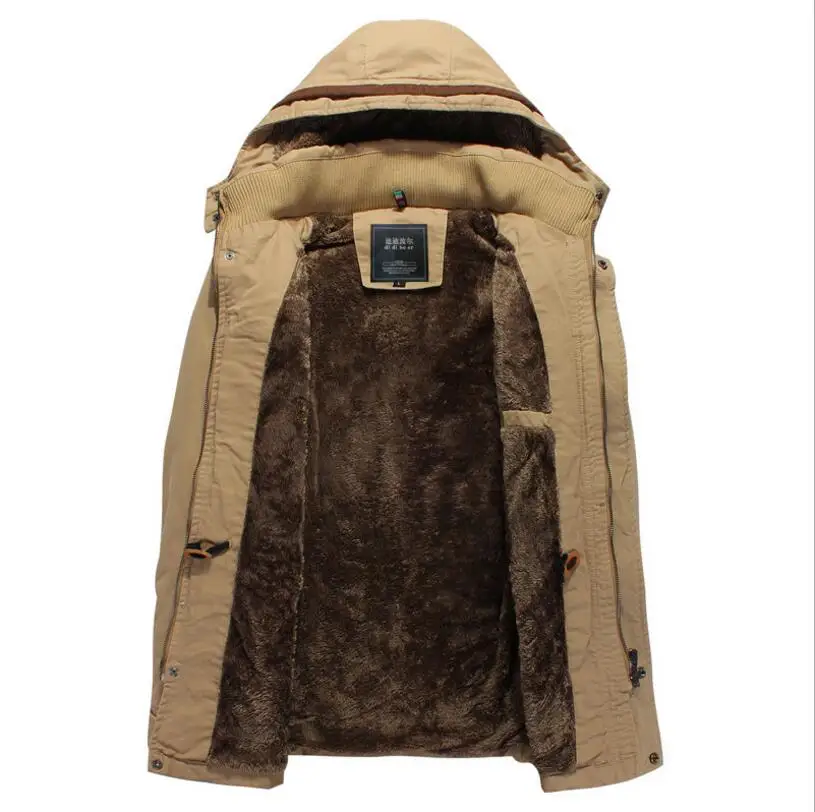 Зимняя мужская куртка с капюшоном, теплые пальто, новая модная мужская верхняя одежда, зимние теплые пуховики, повседневные зимние парки, Размер 4XL