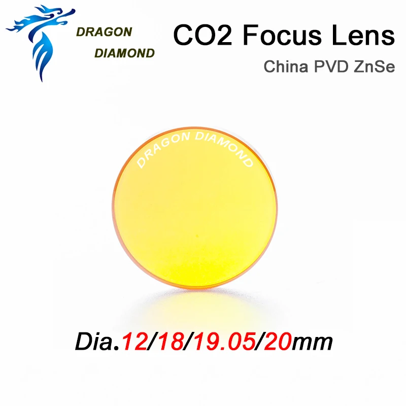 Китай CO2 ZnSe фокус объектив диаметр 12 мм 18 19 05 20 FL 38 1 50 8 63 5 76 2 для Лазерная