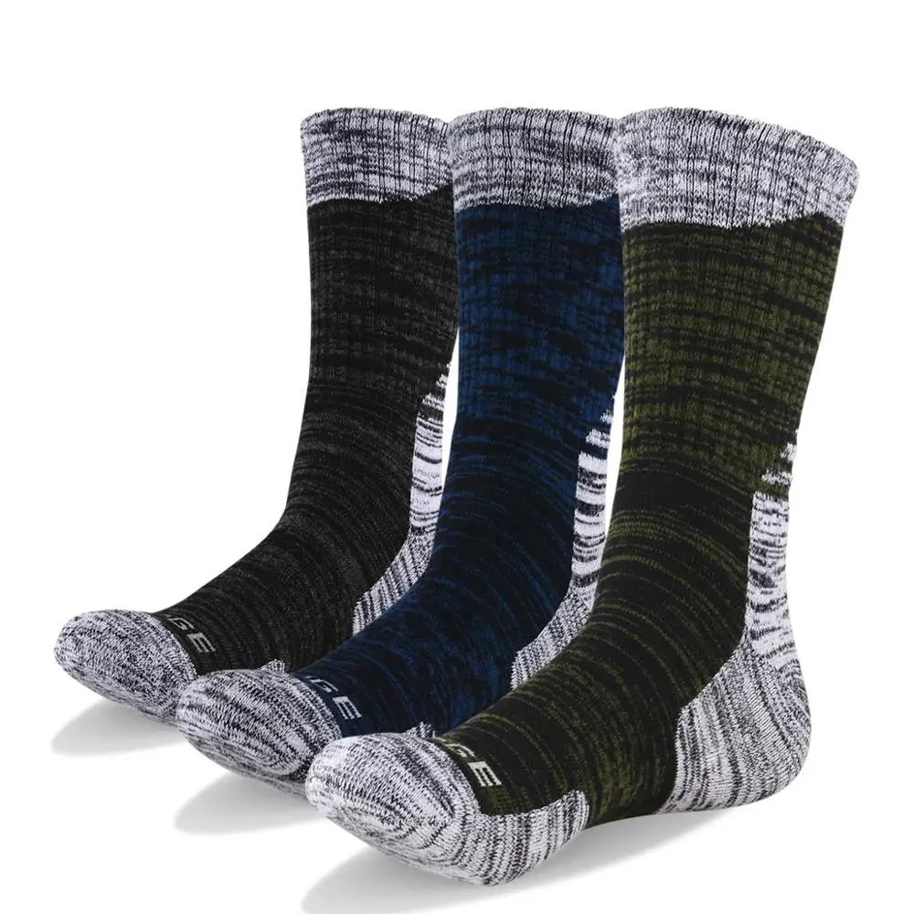 Buy YUEDGE Brand Men's Cotton Cushion Crew Performance Sports Socks For Running