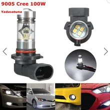 2 xHigh Qualidade 100 W 9005 HB3 LED Bulb 20 SMD com Luxeon Chip carro Nevoeiro Luz DC 11 V ~ 30 V 360 Graus 900lm 6000 K DRL luz de Nevoeiro luz
