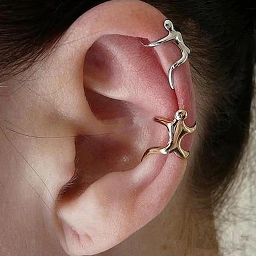 1 шт. женские серьги клипсы в стиле панк|ear clip|earring cuffno pierce |