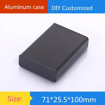 

Mini aluminum amplifier chassis Instruments Chassis Mobile power shell AMP Enclosure case DIY box ( 71*25.5*100 mm)