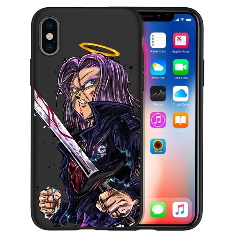 Роскошный чехол для iPhone X Goku Dragon Ball Super Saiyan vegeta Дракон 5 5S 6 6 S 7 8 Plus X XS Макс Мягкий силиконовый чехол случае Etui - Цвет: 15