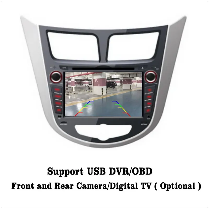Perfect Android 5.1 9inch For Hyundai Accent / Solaris / Verna  Car Radio GPS Audio Video Multimedia Player WiIFi DVR SWC Navigation 5
