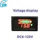 YB28VTM-W Waterproof Voltmeter Lead-acid Lithium Battery Capacity Indicator Temperature Meter LED Digital DC Voltage Volt Meter ► Photo 2/6