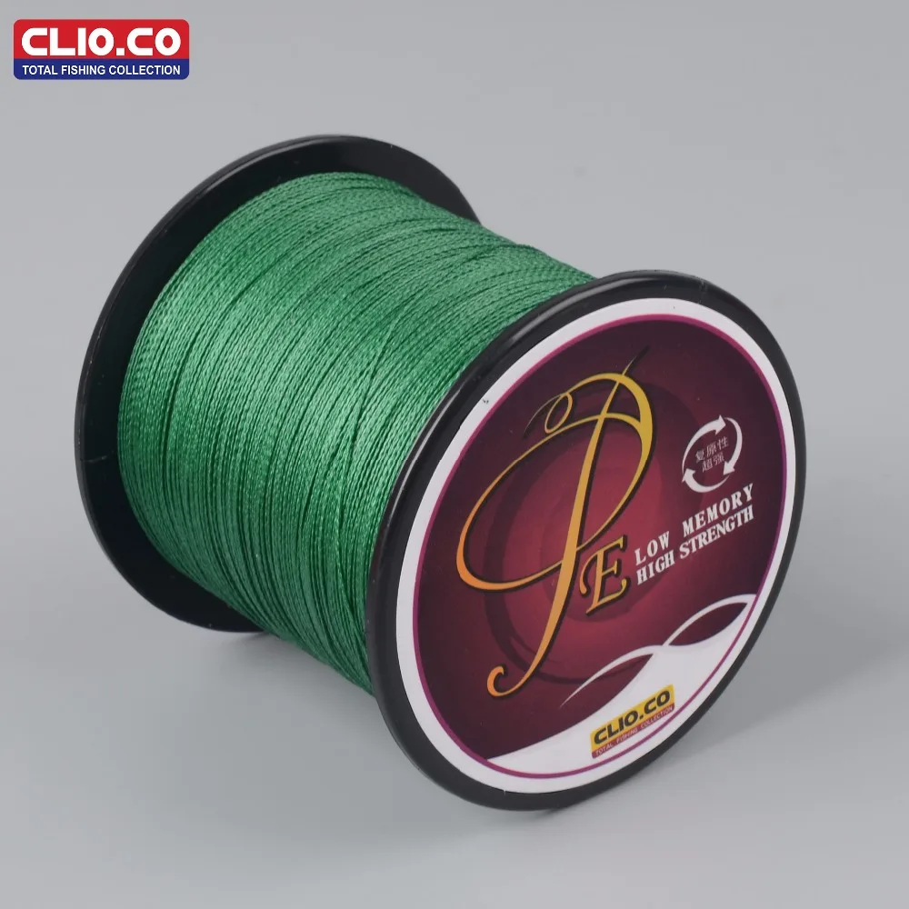 

CLIO.CO Brand 4 Strands 300M Braided Fishing Line 6LB 10LB 20LB 60LB Multifilament Fishing Line PE Super Strong Saltwater