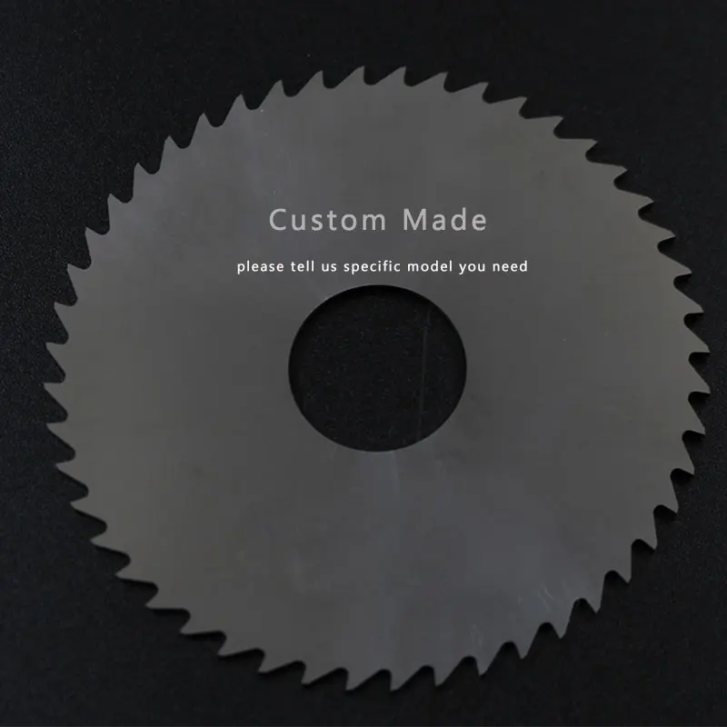 3PCS Circular Slitting Saw Blade Dia 60mm Thick 0.5mm to 3mm Solid