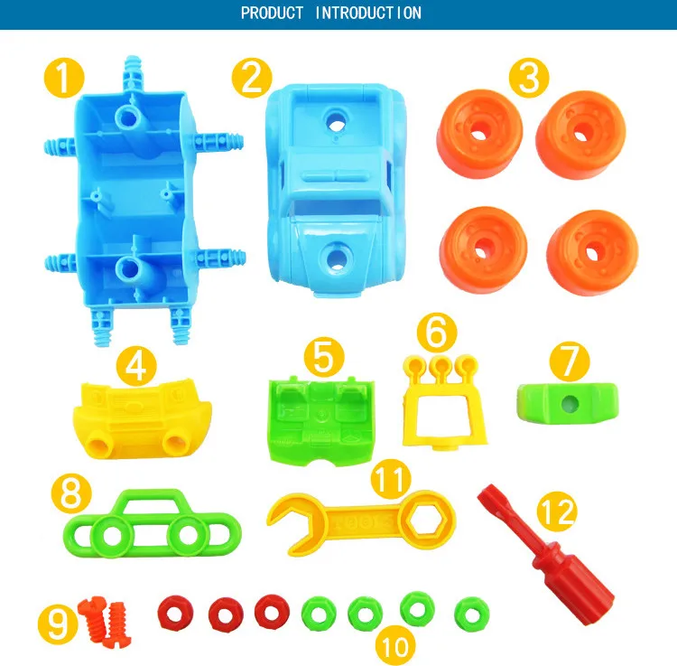 Забавный DIY разборки автомобиль грузовик развивающие одежда для малышей Обувь для девочек Обувь для мальчиков игрушка в подарок Дети