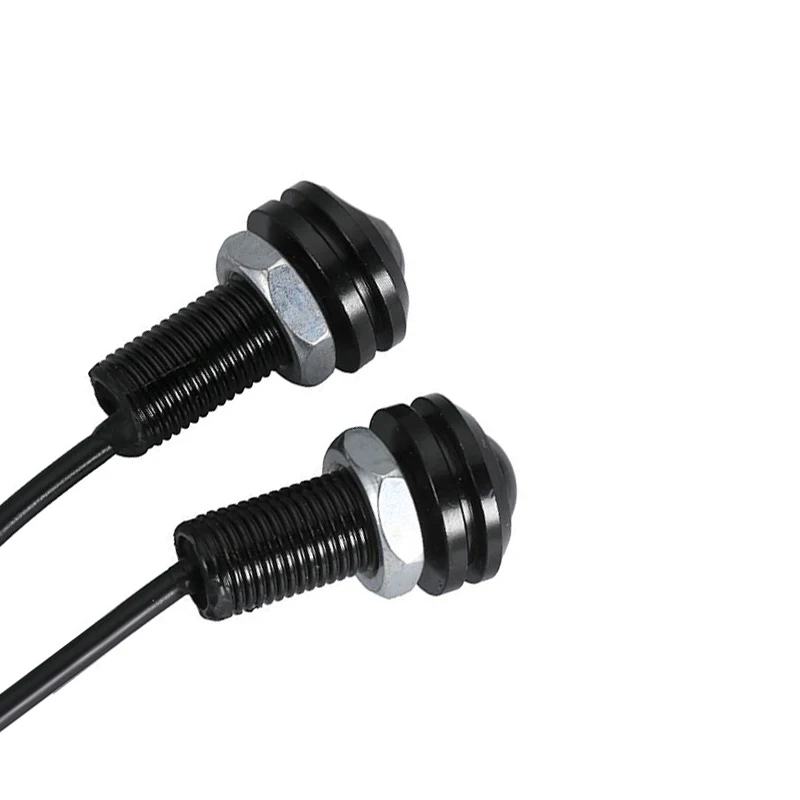 18MM Car Eagle Eye DRL Led Daytime Running Lights LED 12V Backup Reversing Parking Signal Automobiles Lamps DRL Car styling