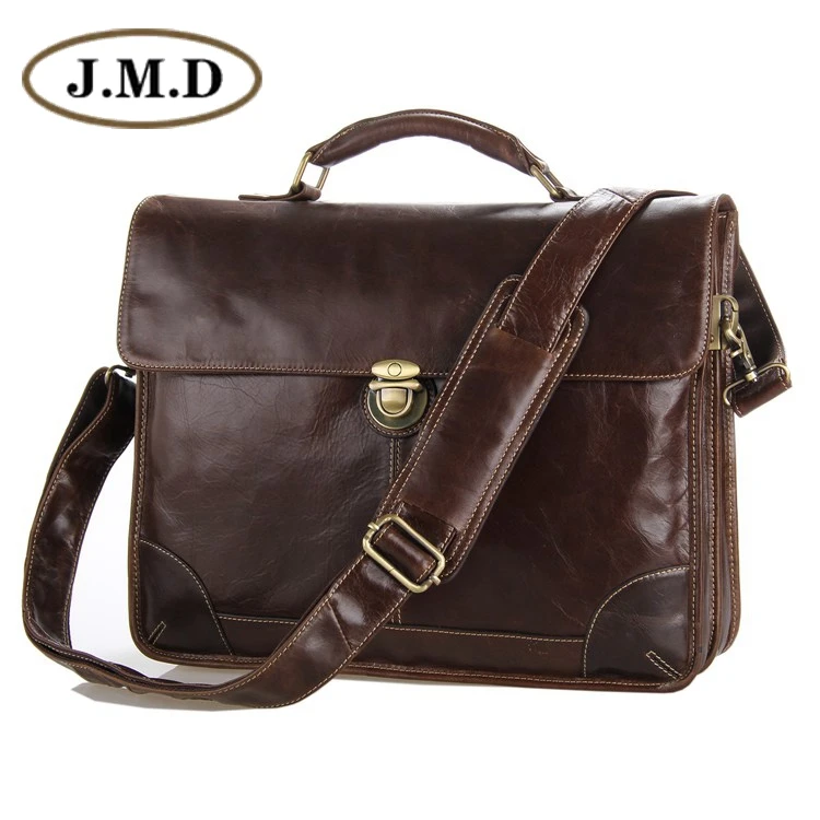 Jmd Nieuwe Classic Vintage Leather Heren Chocolade Briefcase Laptop Bag Messenger Handtas Hot Selling # Jmd Lederen Tassen 7091C Jmd Nieuwe Classic Vintage Leather Heren Chocolade Briefcase Laptop Bag Messenger Handtas Hot Selling # Jmd Lederen Tassen 7091C