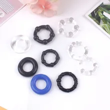 Men's Lock Ring Penis Ring Crystal Fun Foreskin Cock Rings Delayed Ejaculation Condom Synchronized Orgasm For Wife Sex Shop Toys