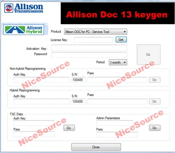 

New 100% Universal Allison DOC 13 PC 13 software + unlocked keygen INSTALL UNLIMITED COMPUTER
