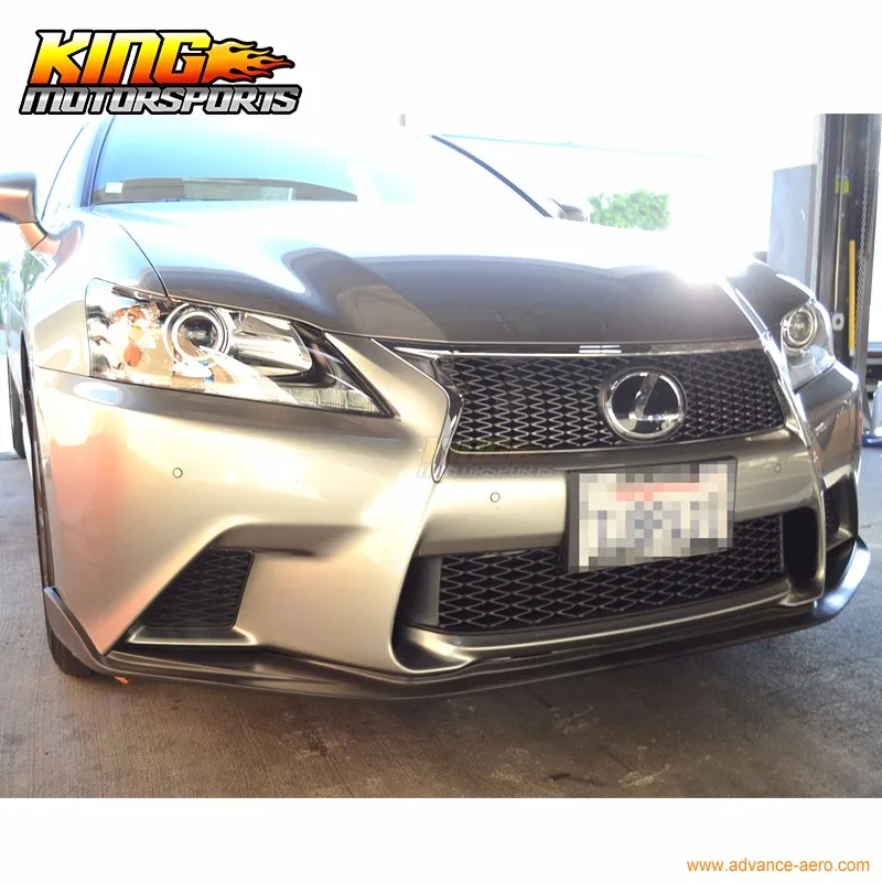 Подходит для 2013 Lexus GS350 450 Sk Стиль передний бампер спойлер PU