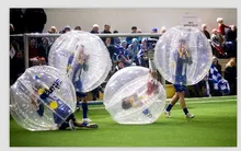 Crazy sports inflatable human sized bubble soccer ball