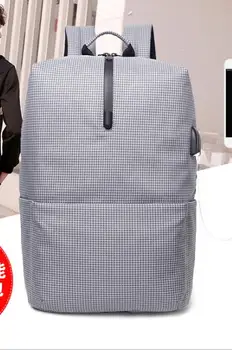 

Helan Free shipping Business travel backpack, men's Nylon Laptop bag, student bag