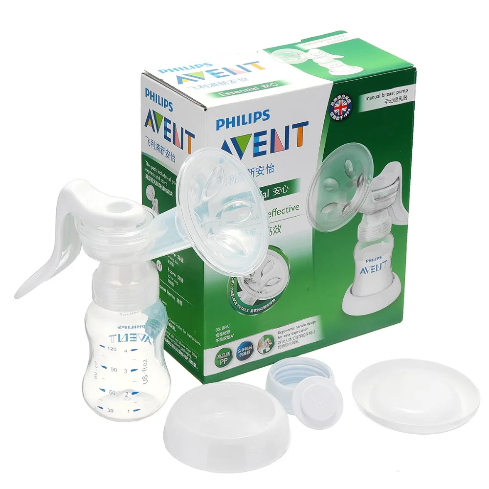 

AVENT 120 ml Manuale Del Seno Pompa di Alimentazione Originale Tiralatte Manuale Latte BPA LIBERA Del Silicone di Bottiglia Cape