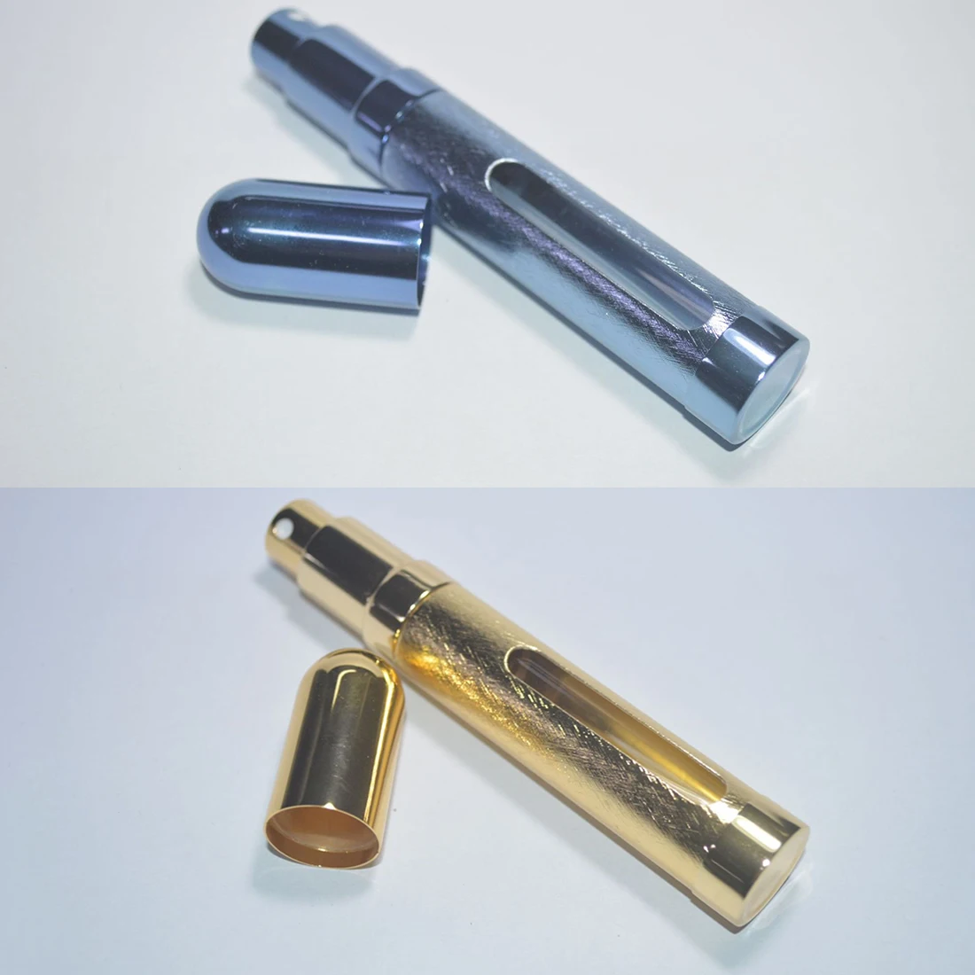 

Spray perfume tube portable electric aluminum bullets perfume bottle mini 12ml glass bottle perfume sub-bottle spray bottle