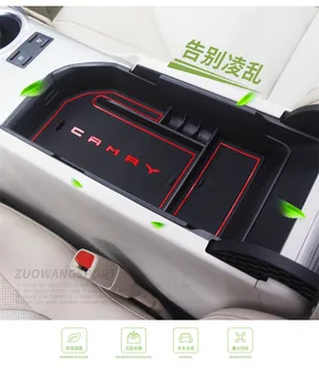 

Car Center Console Armrest Storage Box Box Arm Rest Container Organizer Tray For Toyota Camry 2018 Interior Accessories
