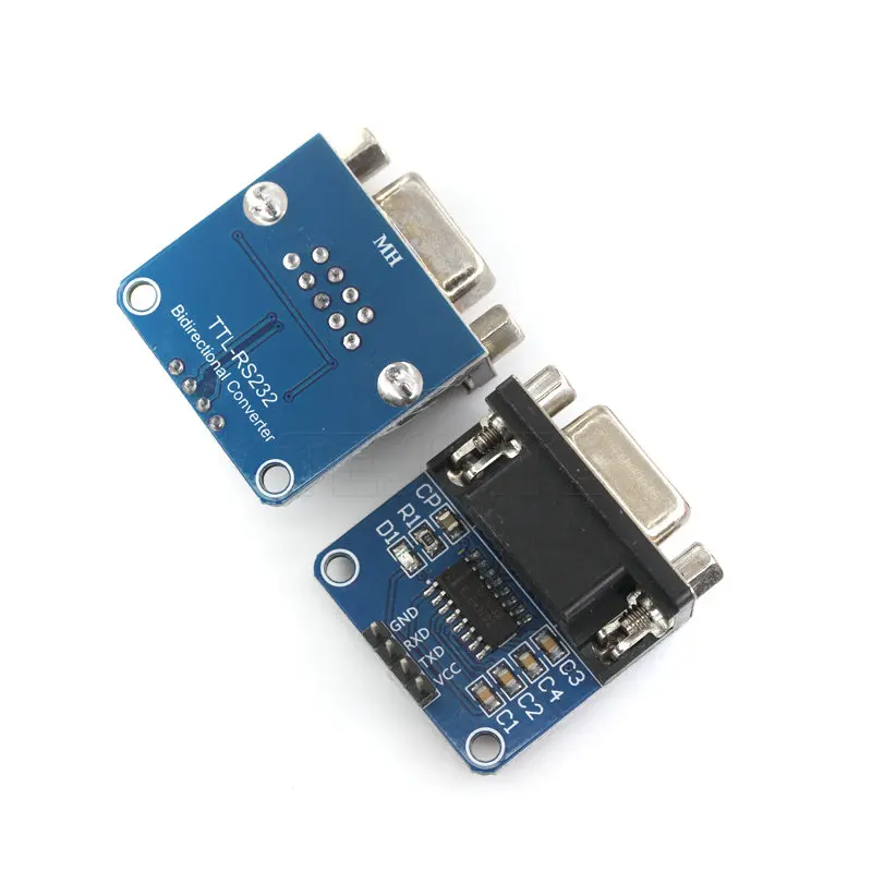 MAX3232 RS232 в TTL модуль конвертера последовательного порта DB9 разъем MAX232|Интегральные