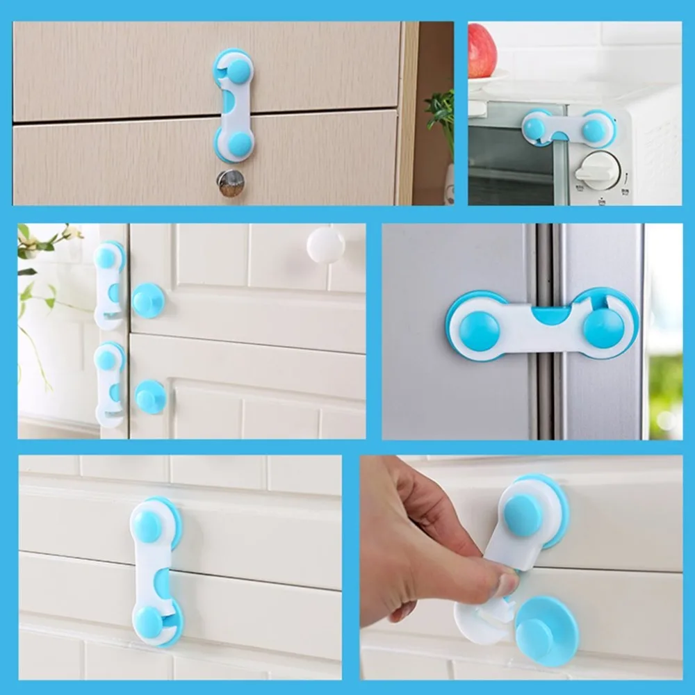 

Plastic Cabinet Lock Child Baby Safety LockCupboard Cabinet Door Drawer Safety Locks Children Security Protector Baby Care