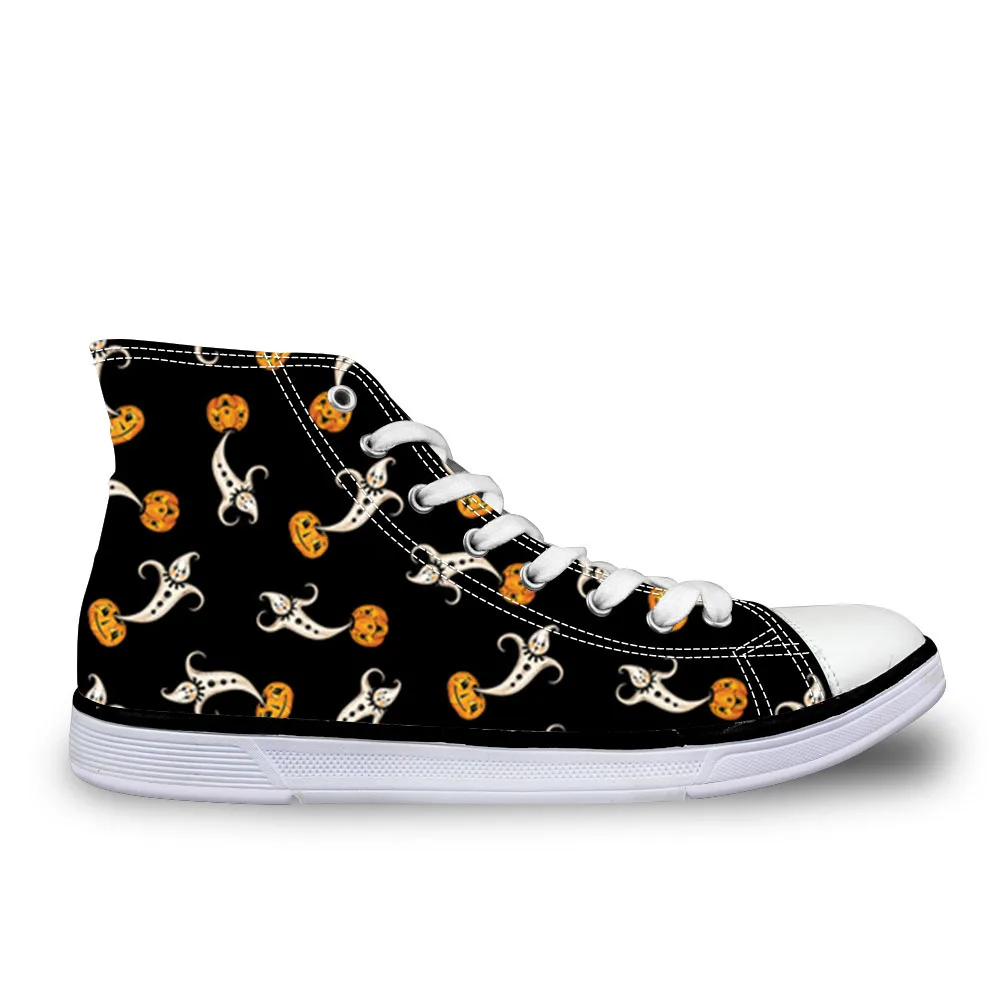 

Customized Halloween Cats Womens Vulcanize Shoes Spring Girls Female Casual Canvas Shoes Breathable Walking Shoes Espadrilles