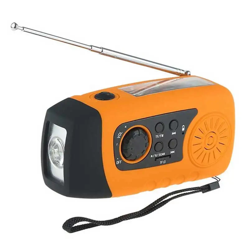 Hand Crank Solar Radio Phone Outdoor Charger 2000mAh hand crank
