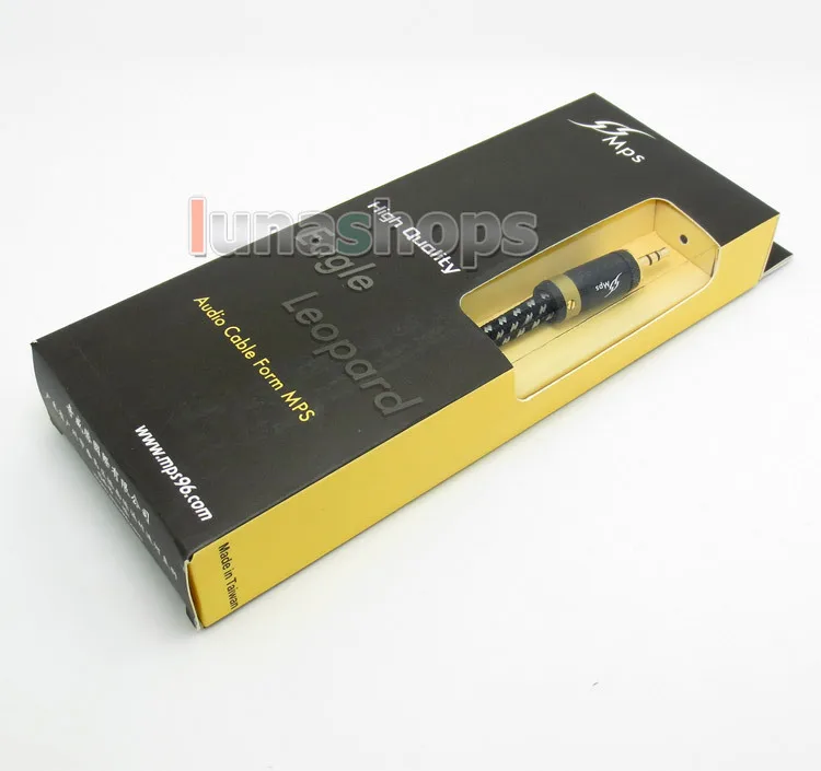 

1.2m MPS X-7 Leopard 3.5mm Male to 2 RCA splitter type Silver plated cable LN004236