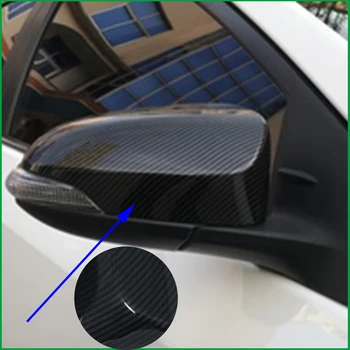 

FOR Toyota Corolla Altis e170 2014 2015 2016 2017 CHROME ABS Carbon Print SIDE-VIEW WING REARVIEW MIRROR COVER TRIM Car-styling