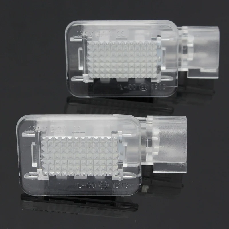 Комплект из 2 предметов лазерный светодиодный ботинки под дверь лампа освещения салона Тень свет лампы для Volvo C30 V70 XC70 XC90