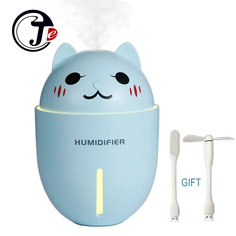 320ml Air Humidifier 3 in 1 Ultrasonic Humidifier for Home USB Mist Maker Fogger Aroma Essential Oil Diffuser with Fan LED Light 320ml Air Humidifier 3 in 1 Ultrasonic Humidifier for Home USB Mist Maker Fogger Aroma Essential Oil Diffuser with Fan LED Light