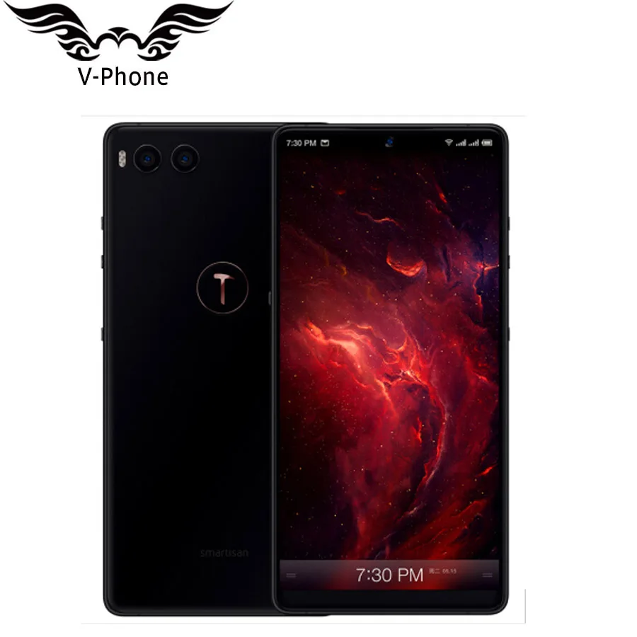 

Brand New Smartisan Nut R1 4G LTE Mobile phone 6.17" Full Screen Snapdragon 845 6GB 128GB 12MP 24MP Dual Camera Quick Charge NFC
