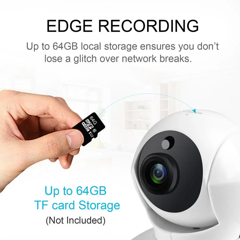  SANNCE Full HD 720P CCTV Security Camera P2P IR night vision 1.0MP Wireless home Surveillance Camer - 32826499506