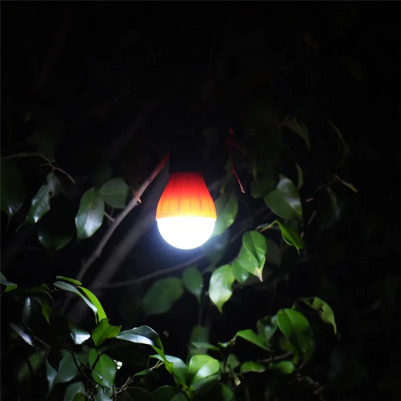 Portatile Outdoor Hanging Led Camping Lanterna Luce Soffusa Led Camp Luci Di Notte Della Lampada Della Lampadina Per Camera Tenda Di Campeggio Di Pesca 4 Colori Lamp Site Led Candle Light Bulb Lamplamp Mobile