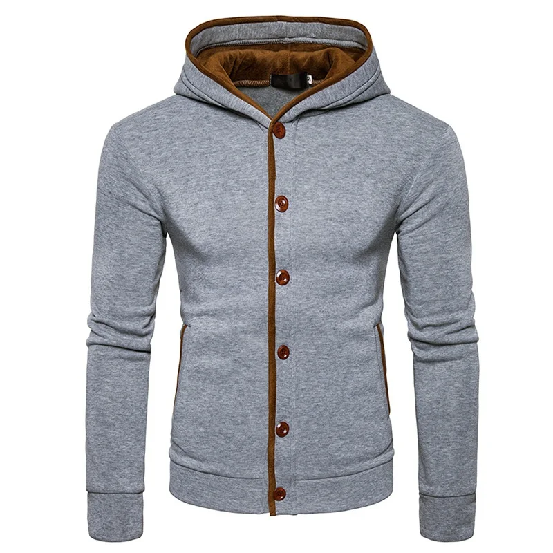 Men S Fashion Hoodies Brand Clothing Cardigan Hoodies Sweatshirts Men S Buttons Moletom Masculino Hoodies Slim