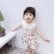 Детские свободные шорты для девочек; брюки-брюки в горошек; Летние повседневные хлопковые шорты для девочек; детская одежда; Верхняя одежда; пляжные брюки