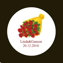 100 шт Оригинальная наклейка и индивидуальный логотип свадебный стикер s дизайн ваш собственный стикер s персонализированные наклейки Boda