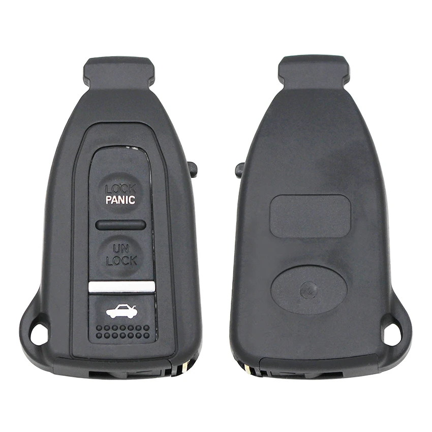 Key Shell Car Key Shell 3 Buttons Smart Prox Remote Key Shell Case Fob with Uncut Blade for Lexus LS430 2002-2006