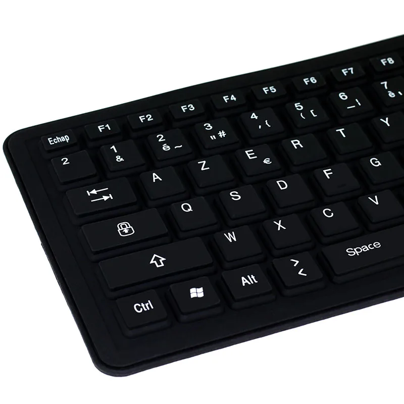 KPC1287_2_Franch Silicone Soft Keyboard for ASUS Lenovo Acer Gateway HP PC Laptop Desktop Computer
