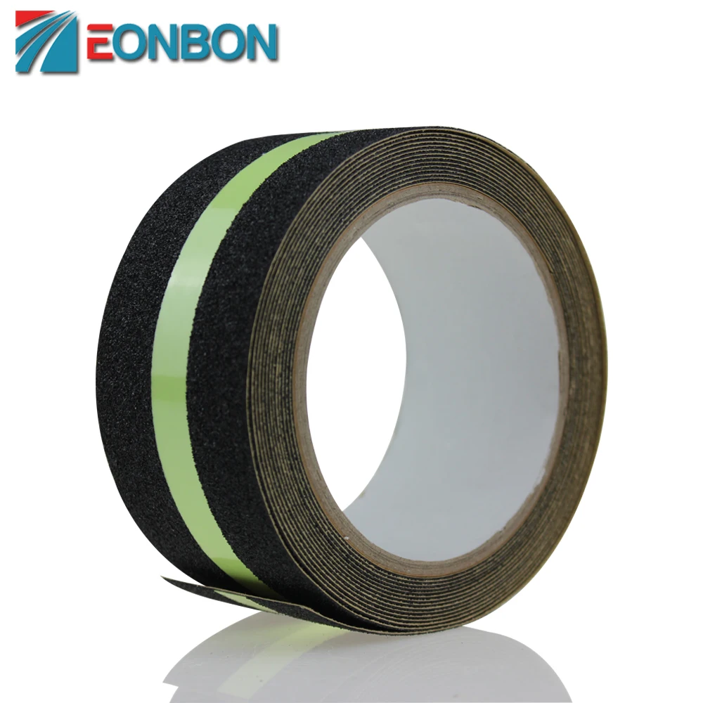 50MMX3M Waterproof Anti Slip Adhesive Safety Tape Glow In The Dark
