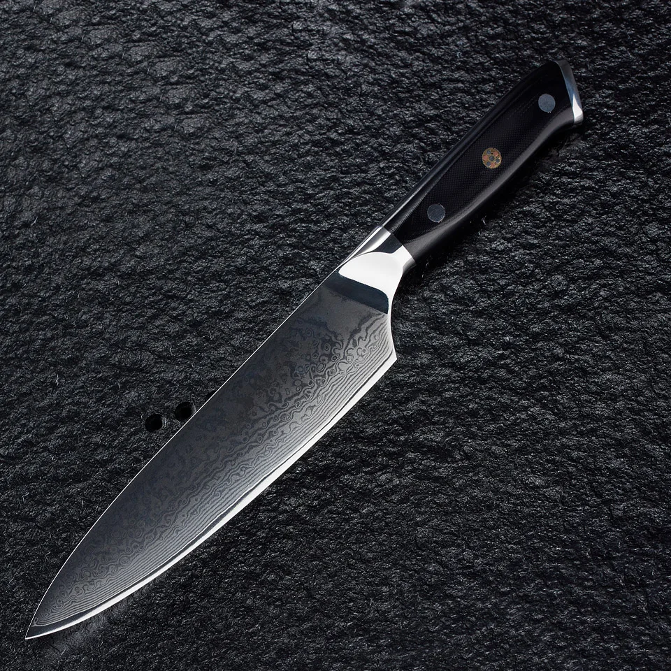 FINDKING Новинка года G10 ручка дамасский нож 8 дюймов профессиональный нож шеф-повара 67 слоев японский Дамаск VG10 сталь кухонные ножи