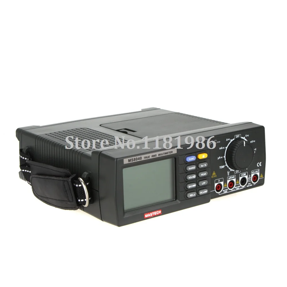 MASTECH MS8040 22000 отсчетов AC DC напряжение тока Авто Диапазон Bench мультиметр истинный RMS
