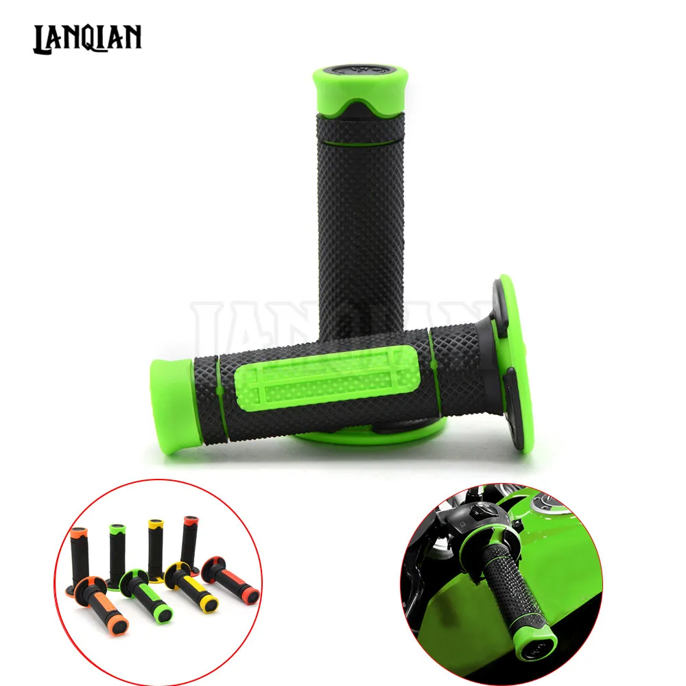 С 22 мм 7/8 &quotаксессуары для мотоциклов резиновая рукоятка ручки на руль Kawasaki KL650