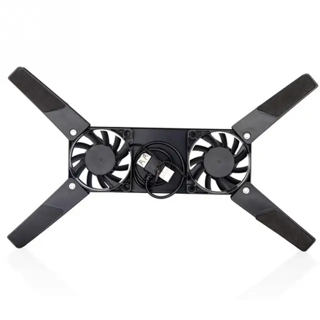 Special Offers 2018 2018 High Qualirty Rotatable USB Fan Laptop Notebook PC 2 Fans Cooler Cooling Pad Computer Peripherals Black Special Offers 2018 2018 High Qualirty Rotatable USB Fan Laptop Notebook PC 2 Fans Cooler Cooling Pad Computer Peripherals Black