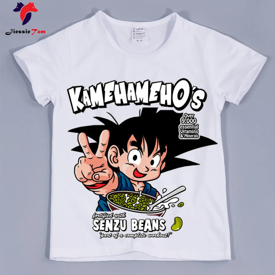

2018 Boy and Grils Dragon Ball Toddler Goku Funny T-Shirts Kids Summer Top Children Short Sleeve Clothes Anime Baby T Shirt