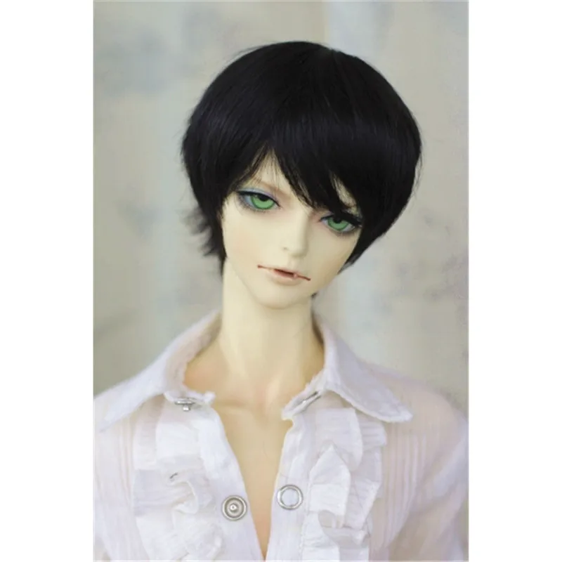 Allaosify bjd волосы новые 16-17 см 17-19 см 22-25 см четыре цвета Hansome BJD парик для 1/3 1/4 1/6 как LUTS парик куклы